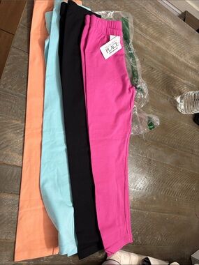 The Children's Place Girls' Pink Cotton Leggings